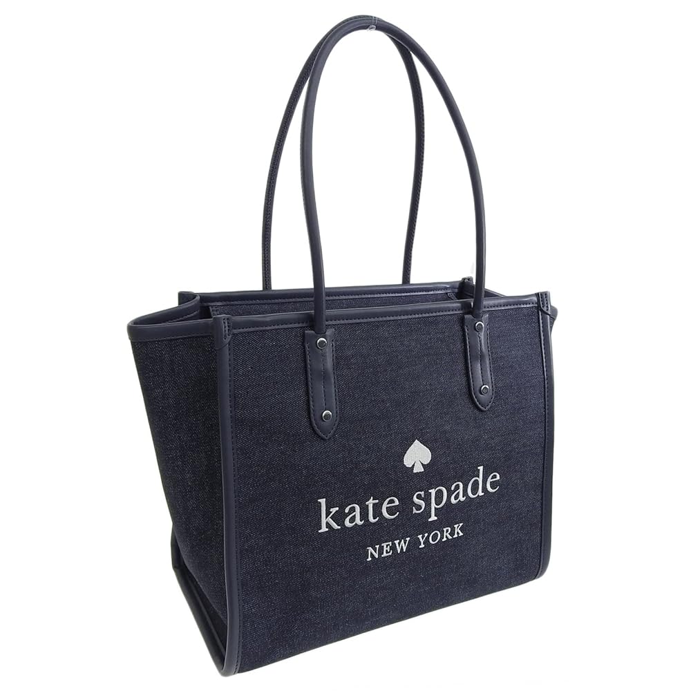 kate spade ネイビー　トートバッグ　新品未使用ですが、傷と歪みあり kate spade ネイビー トートバッグ 新品未使用ですが、傷と歪み